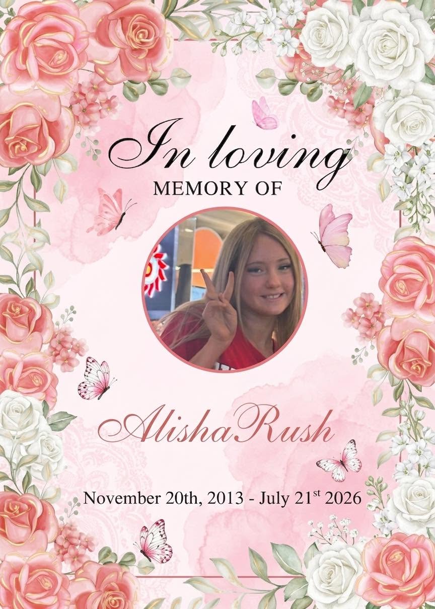 Alisha Rush New South Wales, Aus Death-Obituary: 12-Year-Old Alisha Rush Has Sadly Passed Away